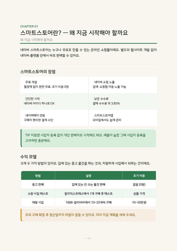 스마트스토어 부업 시작 가이드 상세 이미지