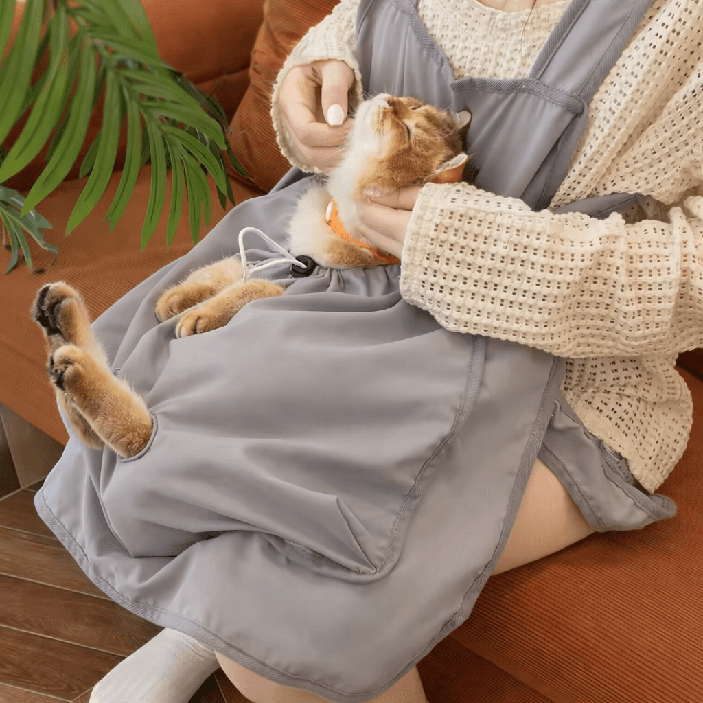 고양이 발톱깎기 앞치마 미용 보조용품 상세 이미지